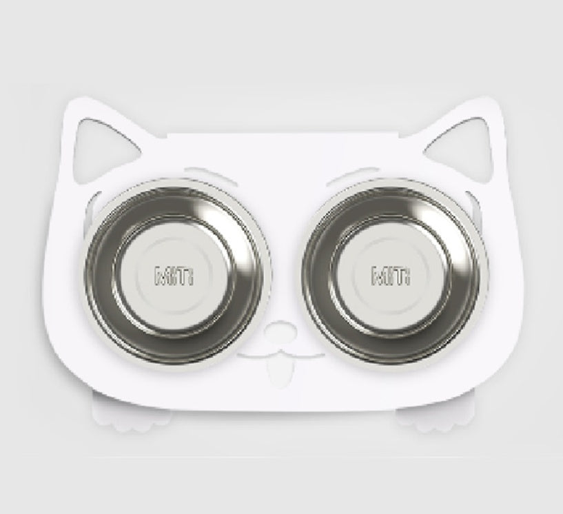 Anti-Falling Tilted Pet Feeding & Water Bowl