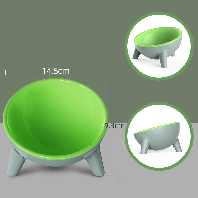 Tilted Pet Feeding Bowl with Stand