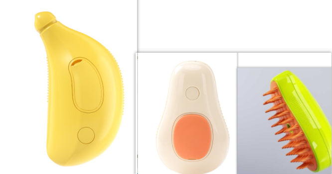 Electric Steam Grooming Brush – Avocado Design