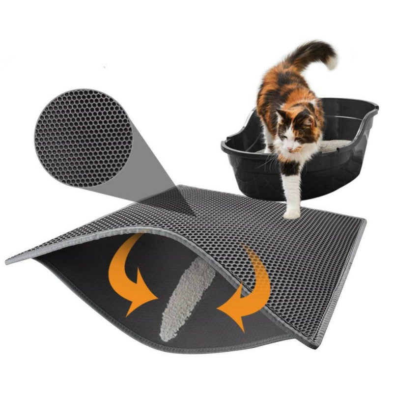 Honeycomb Waterproof Cat Litter Mat