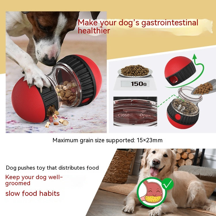 Food-Dispensing Tumbler Dog Toy
