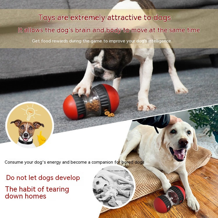 Food-Dispensing Tumbler Dog Toy