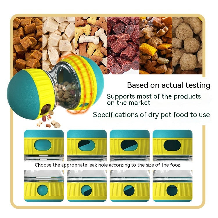 Food-Dispensing Tumbler Dog Toy