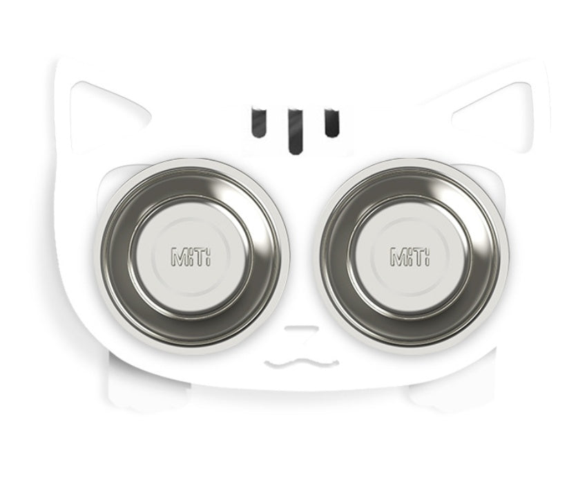 Anti-Falling Tilted Pet Feeding & Water Bowl