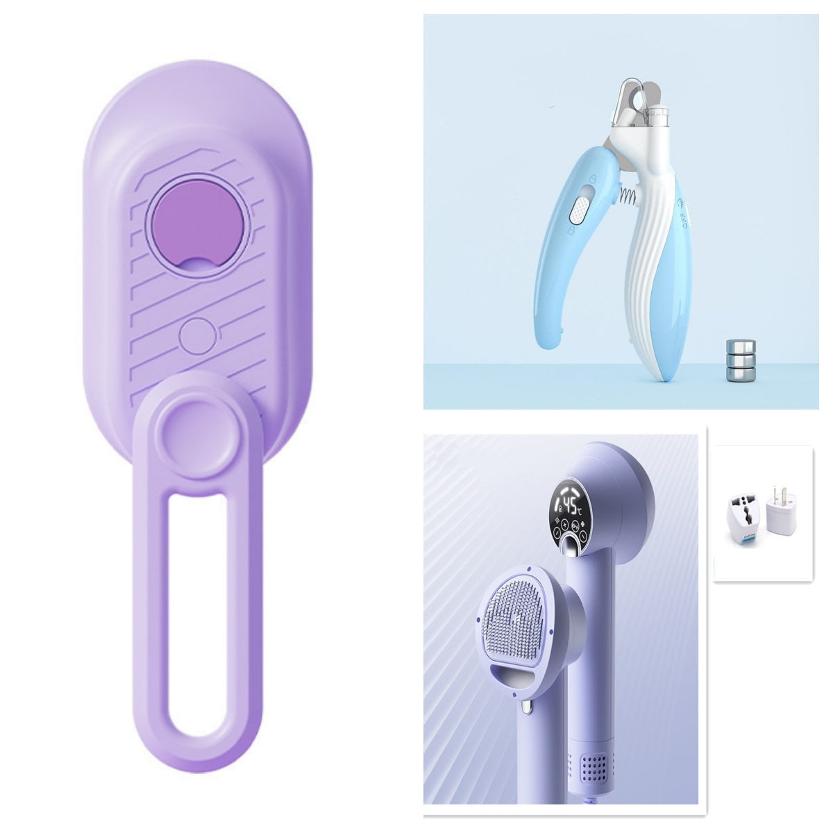 LED Pet Nail Clippers with Safety Light