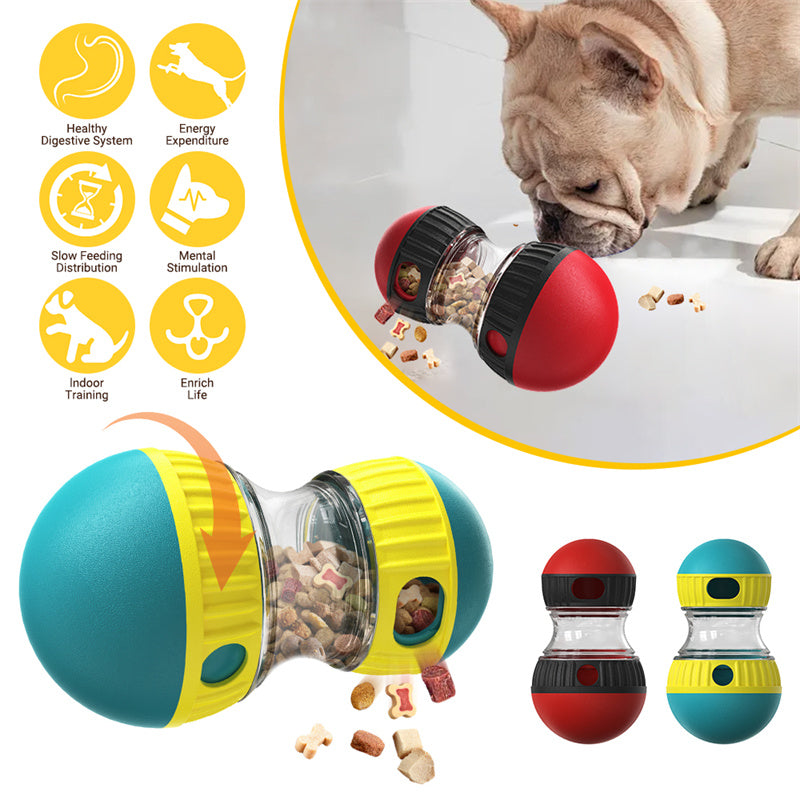 Food-Dispensing Tumbler Dog Toy