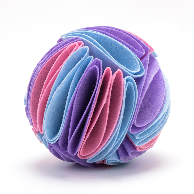 Foldable Dog Snuffle Ball – Interactive Feeding & IQ Training Toy