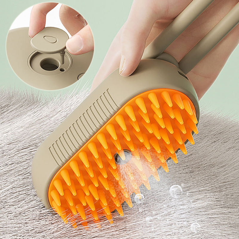 3-in-1 Electric Steam Grooming Brush
