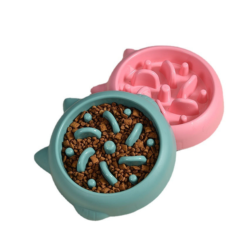 Pet Slow Feeder Bowl – Anti-Choking & Anti-Gulping Design