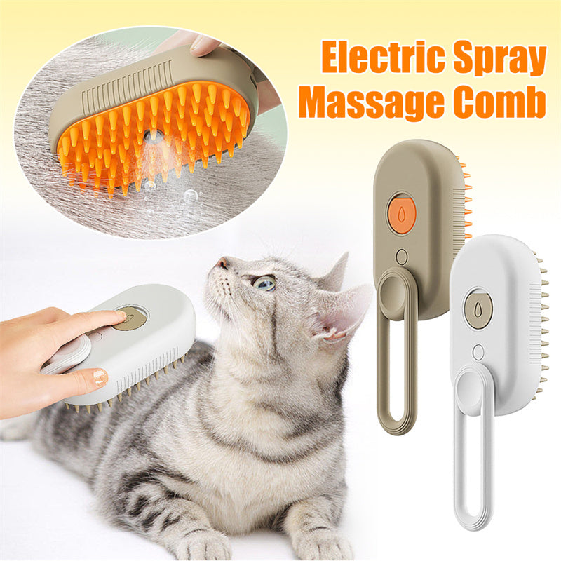 3-in-1 Electric Steam Grooming Brush