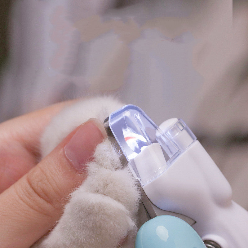 LED Pet Nail Clippers with Safety Light
