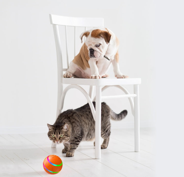 Intelligent Self-Rotating Cat Ball Toy