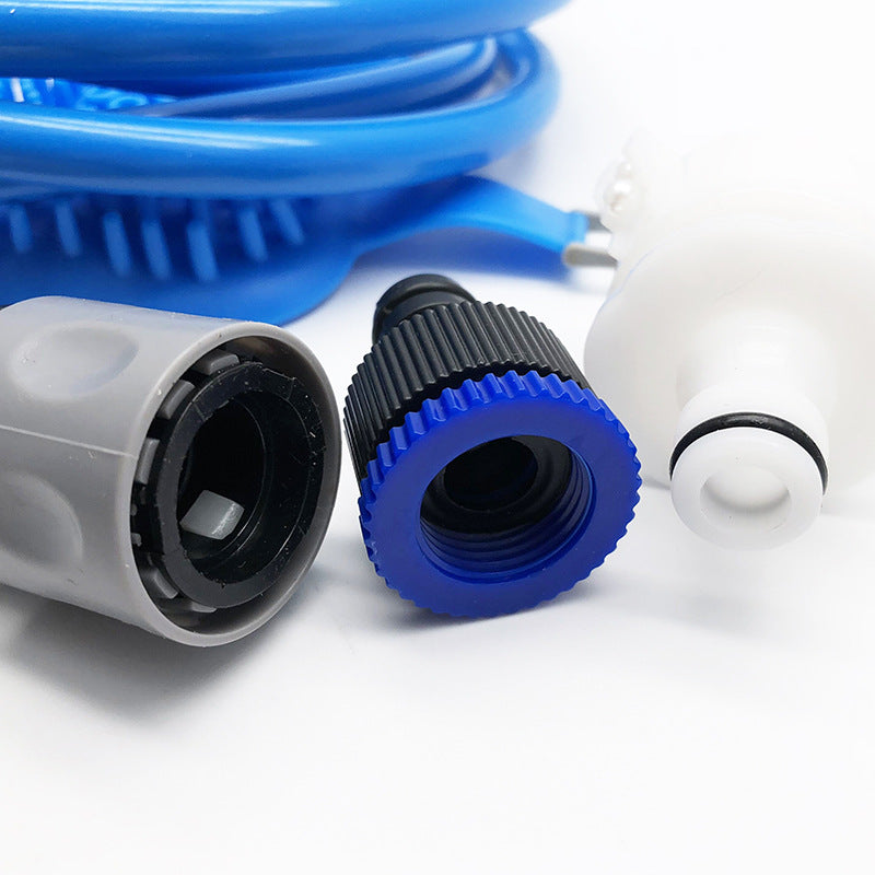 Outdoor Pet Bath & Shower Brush