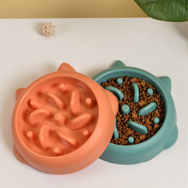 Pet Slow Feeder Bowl – Anti-Choking & Anti-Gulping Design