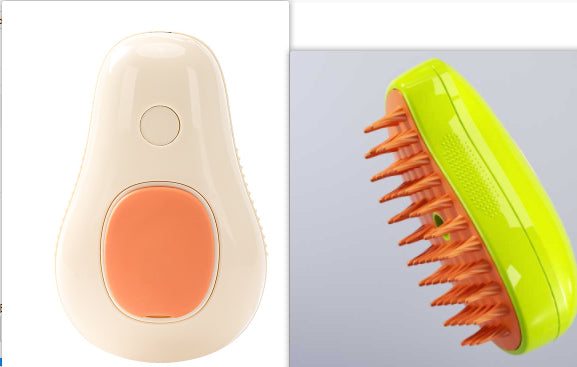 Electric Steam Grooming Brush – Avocado Design