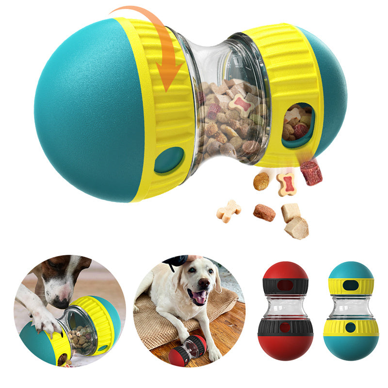 Food-Dispensing Tumbler Dog Toy