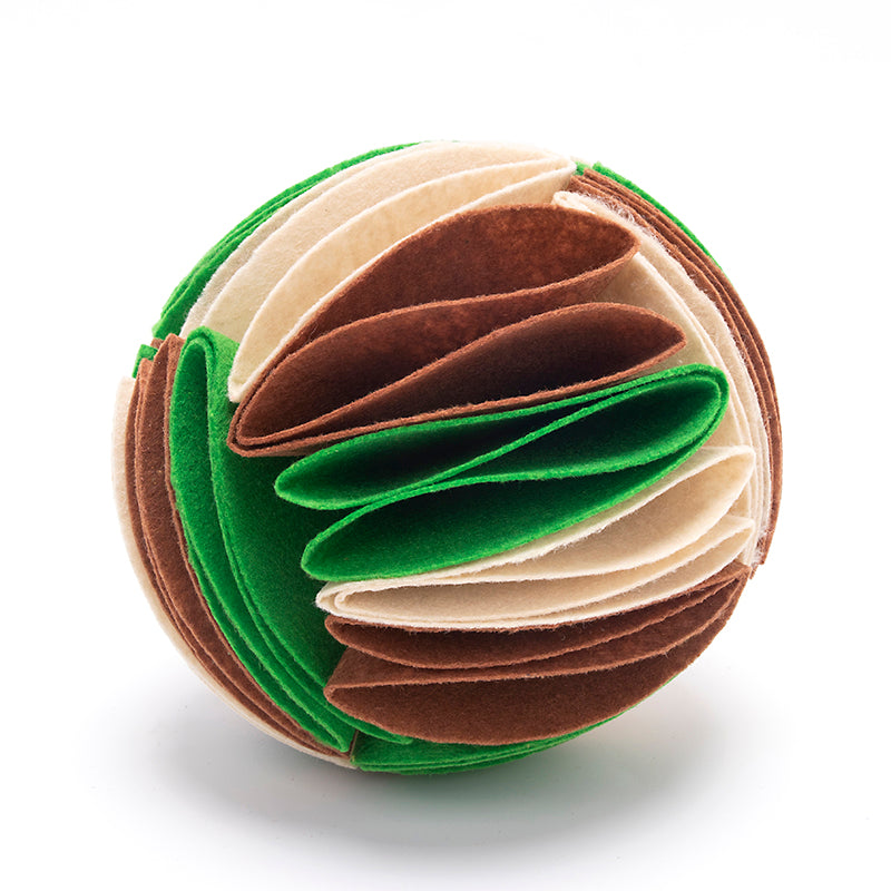 Foldable Dog Snuffle Ball – Interactive Feeding & IQ Training Toy