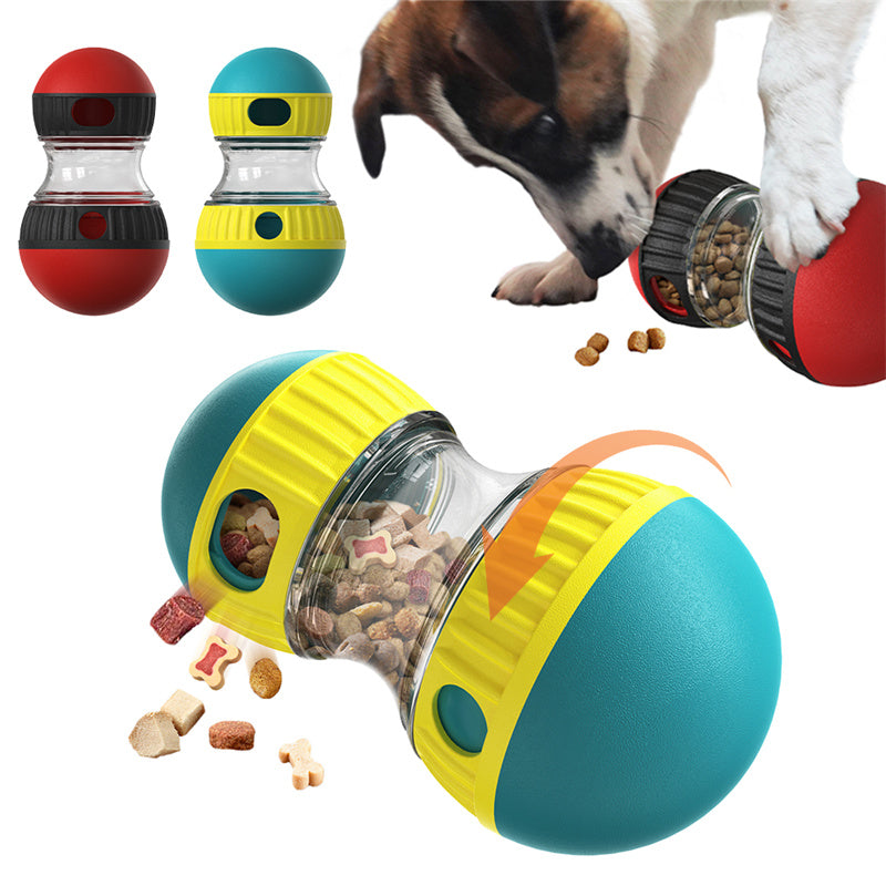 Food-Dispensing Tumbler Dog Toy