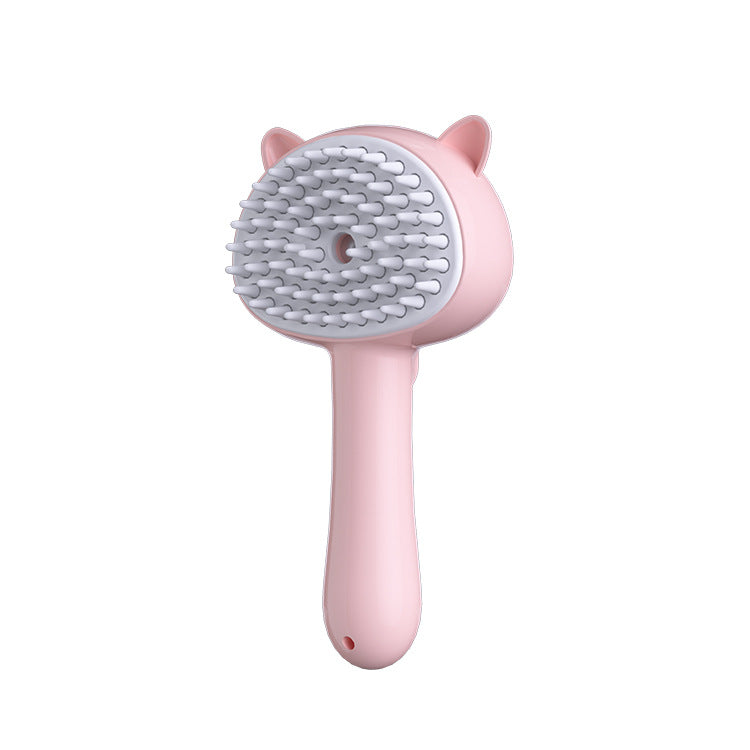 Rechargeable Steam Grooming & Self-Cleaning Pet Brush