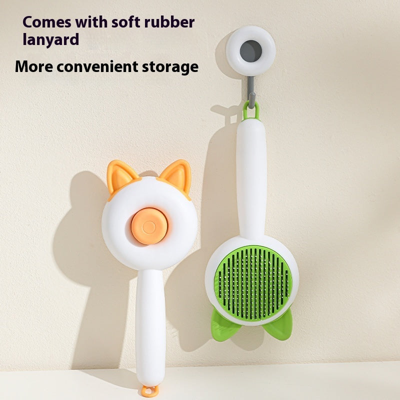 Self-Cleaning Pet Hair Removal Massage Comb