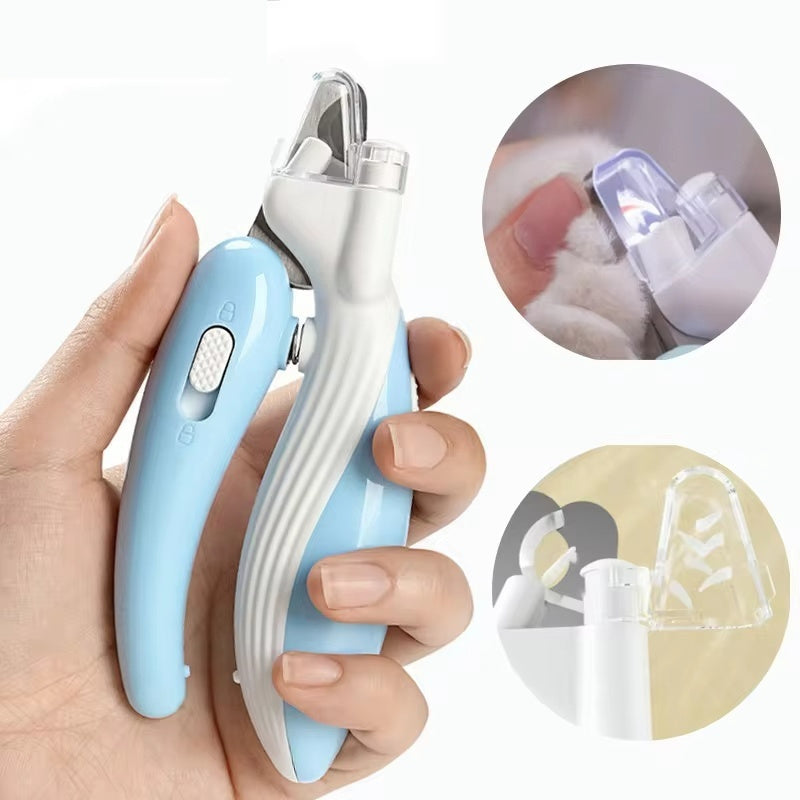 LED Pet Nail Clippers with Safety Light