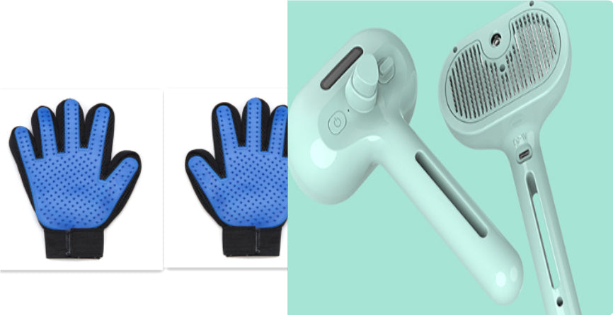 Self-Cleaning Mist-Enhanced Pet Grooming Comb