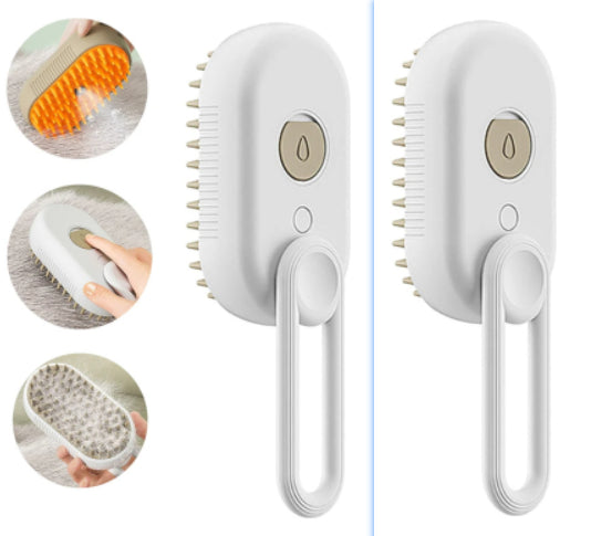 3-in-1 Electric Steam Grooming Brush