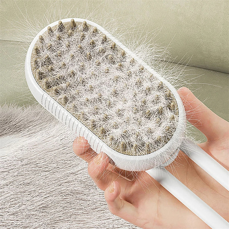 3-in-1 Electric Steam Grooming Brush